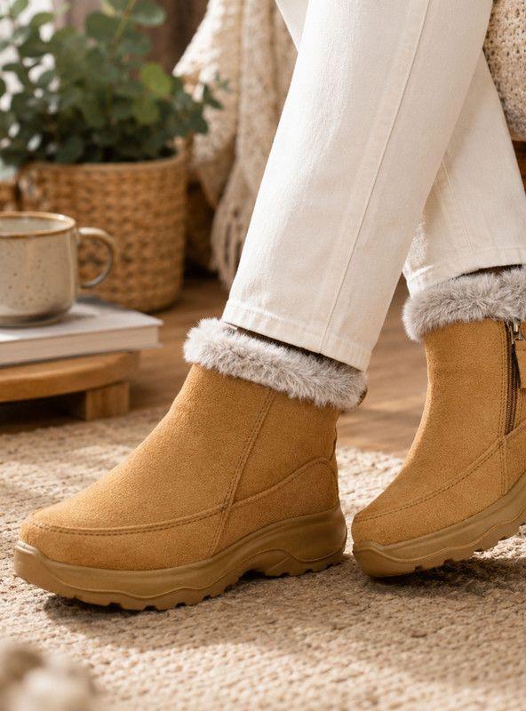 Botín New Walk Chiporro Comfy Camel-1
