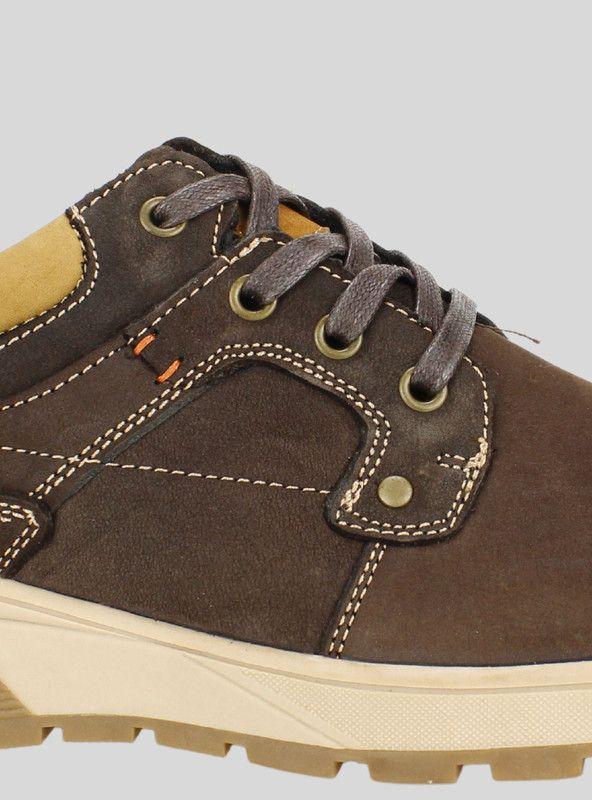 Zapatilla Nat Geo Lenga Cuero Café-3