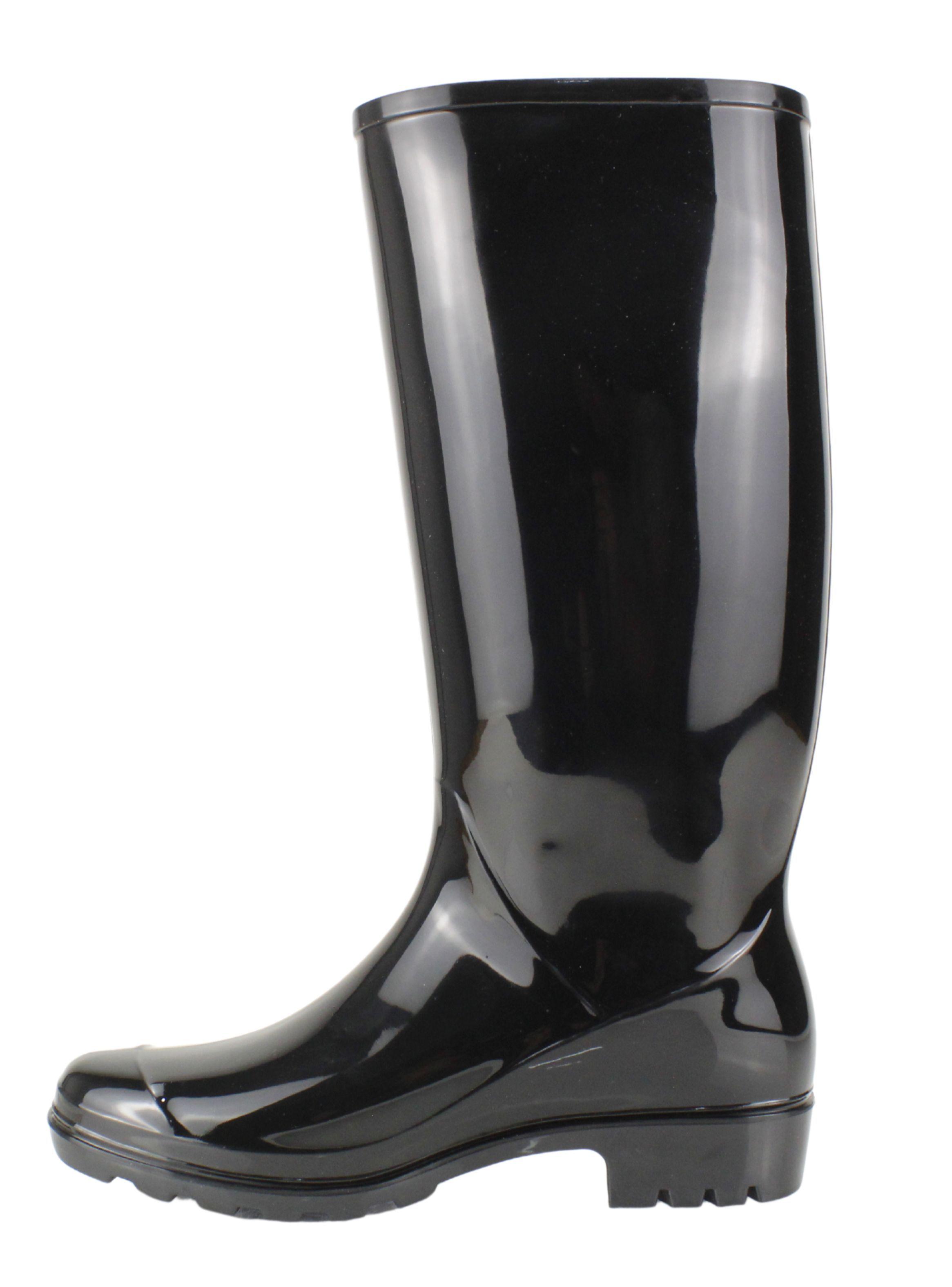 Bota de Agua New Walk Negro Brillante-2