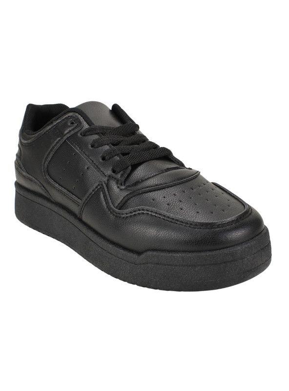 Zapatilla New Walk Urbana Escolar Negra-1