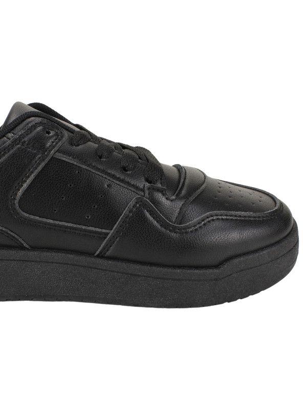 Zapatilla New Walk Urbana Escolar Negra-3