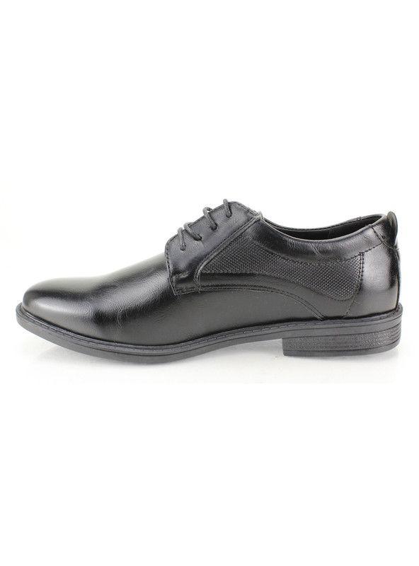 Zapato New Walk Formal Textura Negro-2