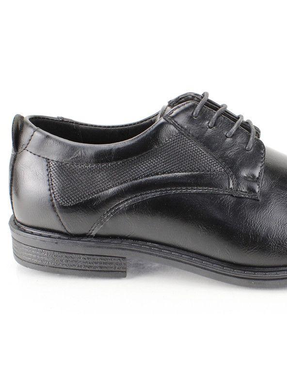 Zapato New Walk Formal Textura Negro-3