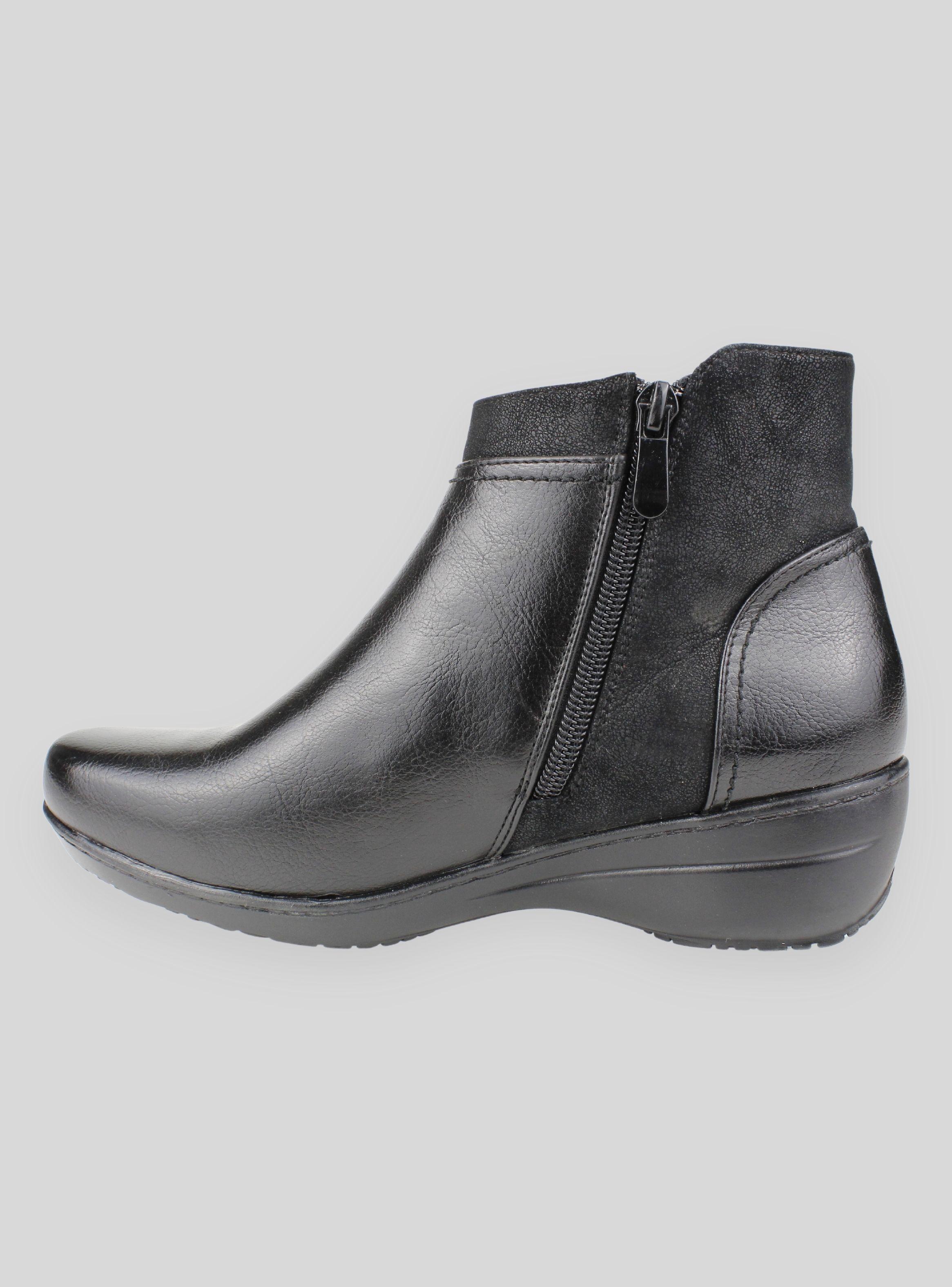 Botín New Walk Negro-2