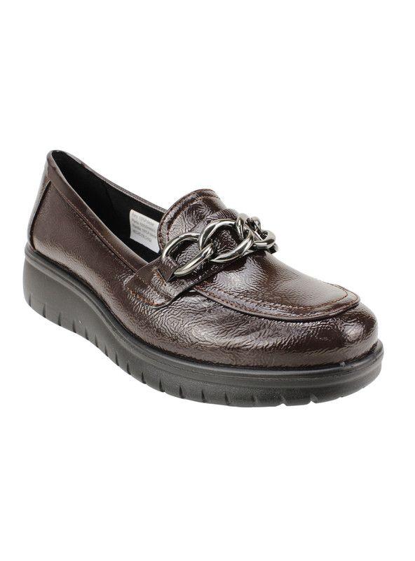 Mocasín New Walk Broche Confort Café-2