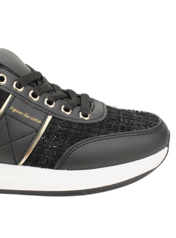 Zapatilla Agua de Coco Urbana Negra-4