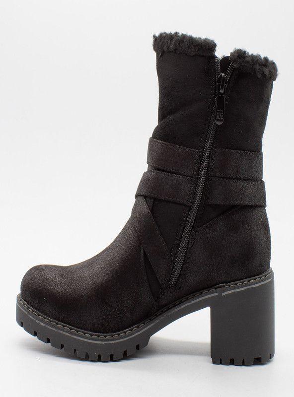 BOTIN MUJER NEW WALK  23069-53-90  | Negro |-2