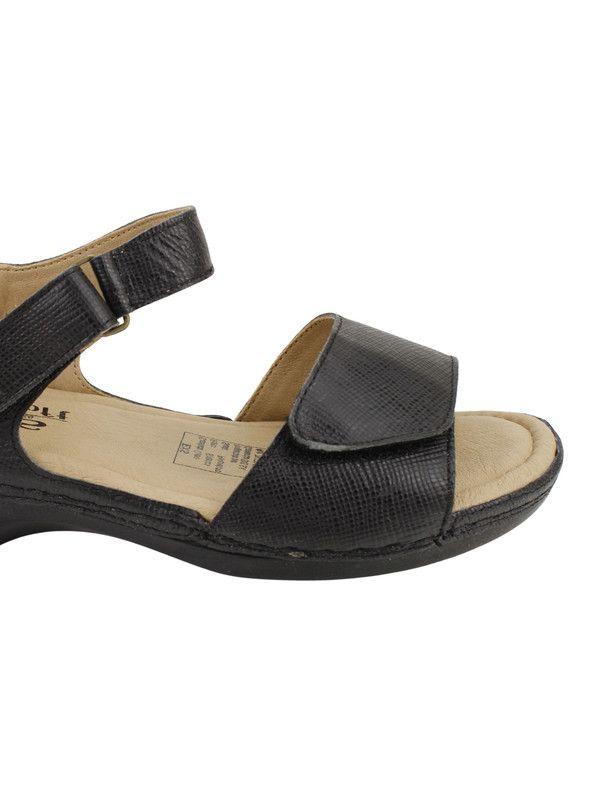 Sandalia Exs Confort Cuero Negro-3