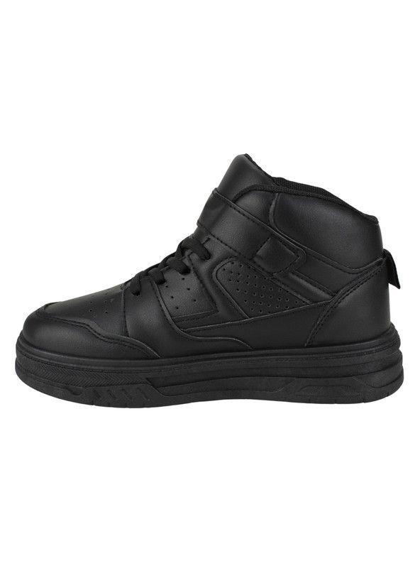 Zapatilla New Walk Escolar Caña Alta Negra-2