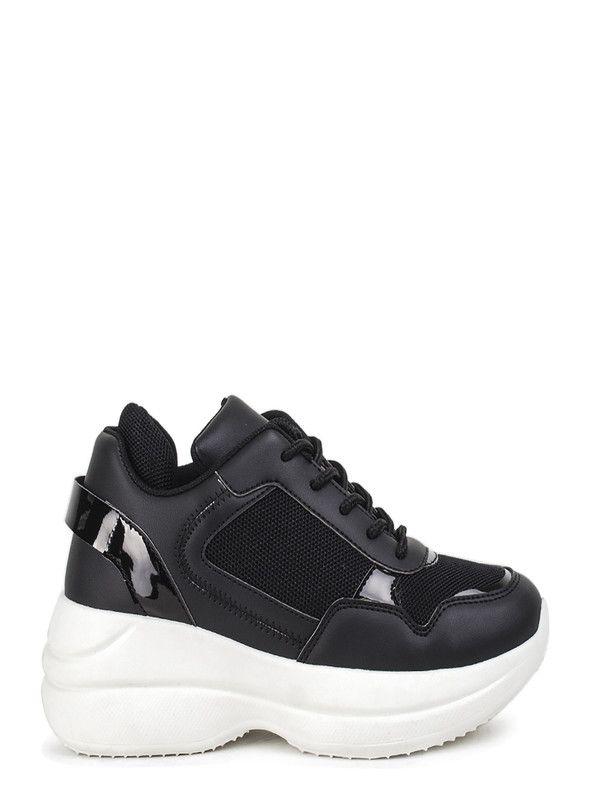 Zapatilla MUJER URBANA NEW WALK  HLNWO2-90  | Negro |-1