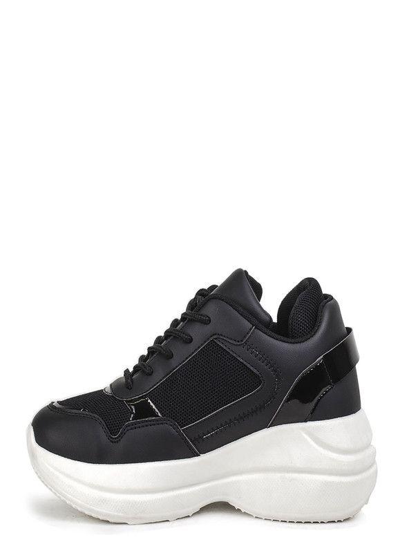 Zapatilla MUJER URBANA NEW WALK  HLNWO2-90  | Negro |-2