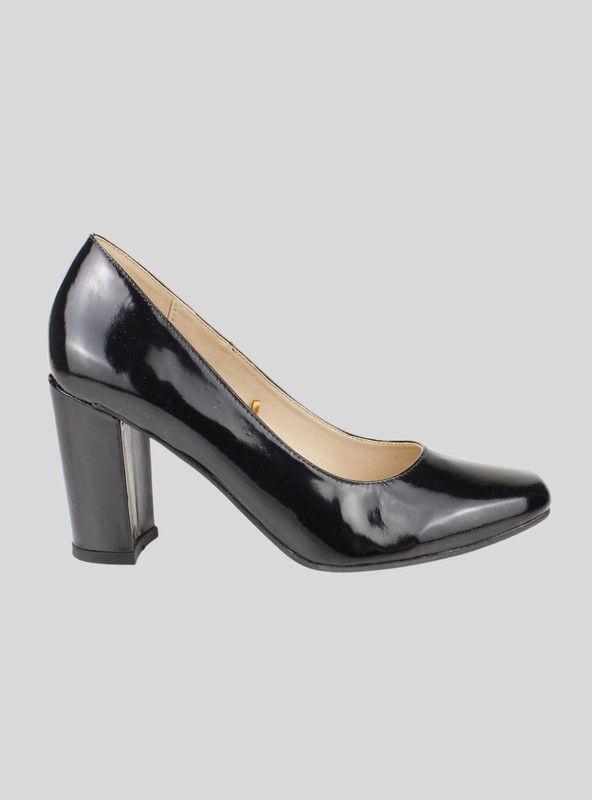 Zapato Charol Negro-0