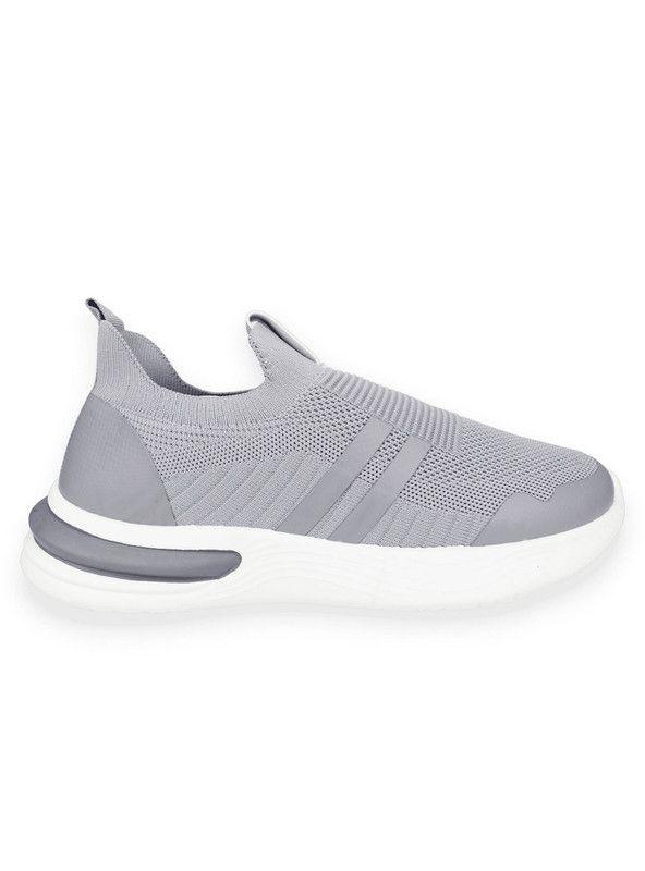 Zapatilla New Walk Urbana Malla Gris-0