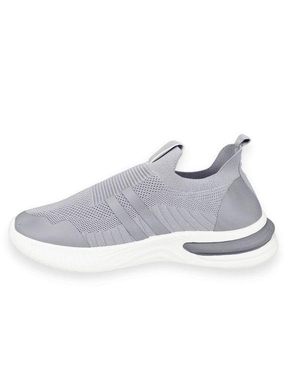 Zapatilla New Walk Urbana Malla Gris-2