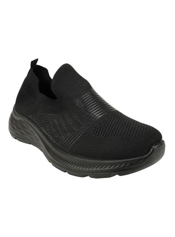 Zapatilla New Walk Slip On Deportiva Negra-2