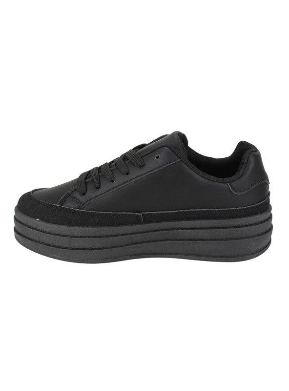 Zapatilla Agua de Coco Amit Plataforma Negra-2