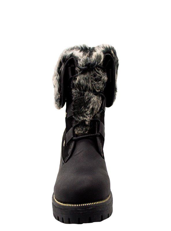 BOTIN MUJER NEW WALK  10858Q02-90  | Negro |-2