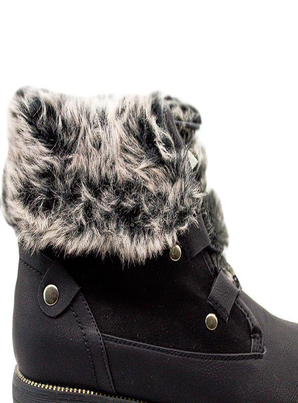 BOTIN MUJER NEW WALK  10858Q02-90  | Negro |-4
