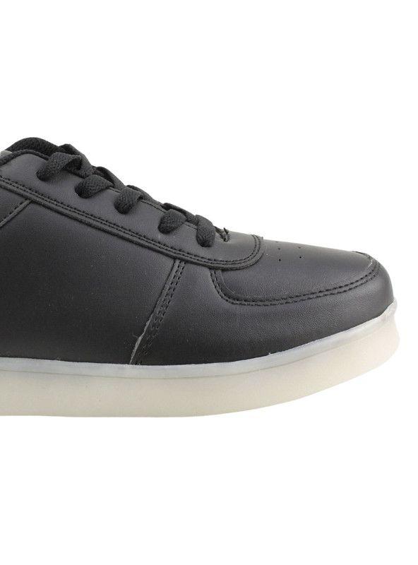 Zapatilla New Walk Luces Negra-3