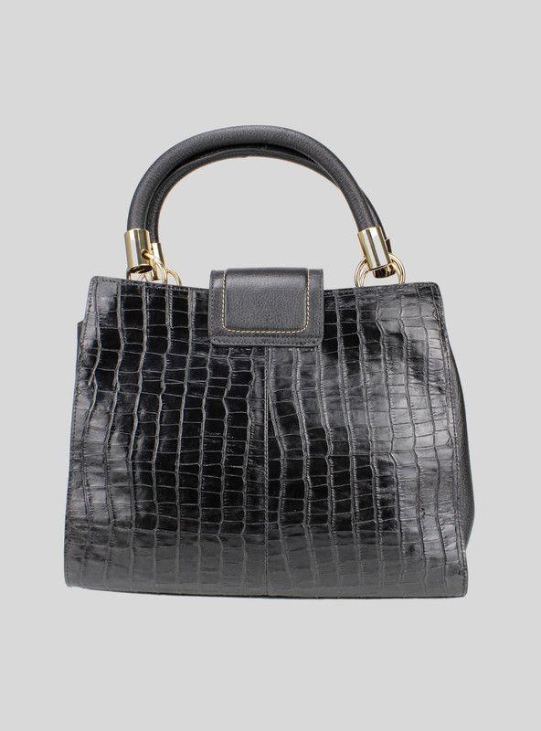 Cartera Versace 1969 Cuero Aurora Negra-2