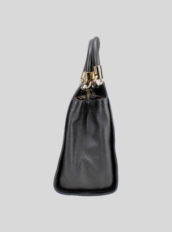 Cartera Versace 1969 Cuero Aurora Negra-3