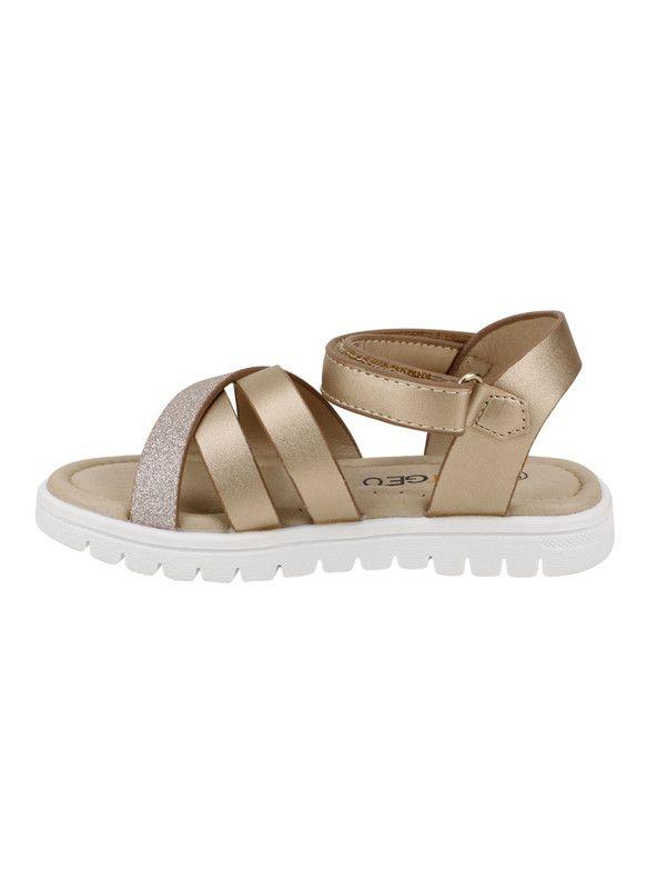 Sandalia Nat Geo Kids Brillos Dorada-3