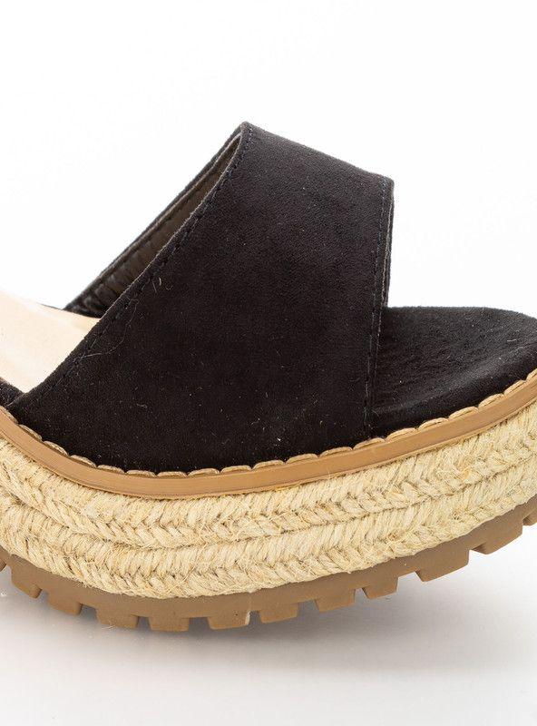 SANDALIA MUJER CASUAL NEW WALK S1708-2-90 | Negro |-3