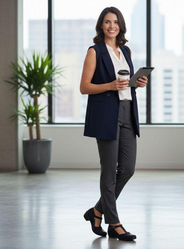 Zapato New Walk Correas Confort Negro-1