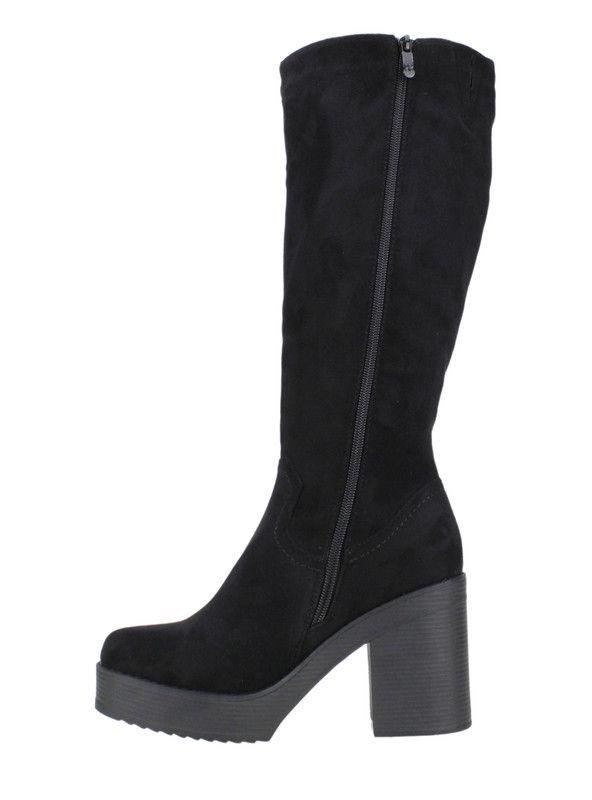 Bota Eloisa Plataforma Negra-2
