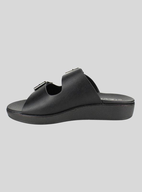 Sandalia New Walk Celia Slip On Negra-2