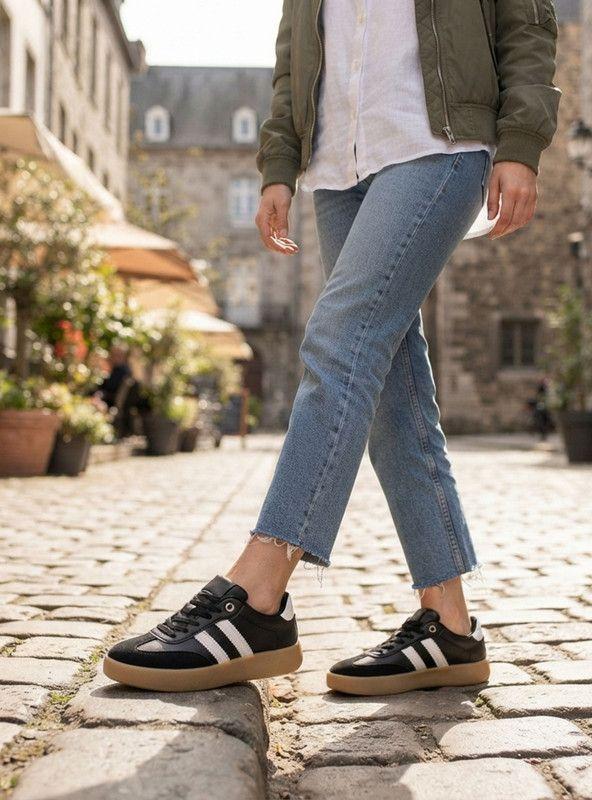 Zapatilla New Walk City Urbana Negra-3