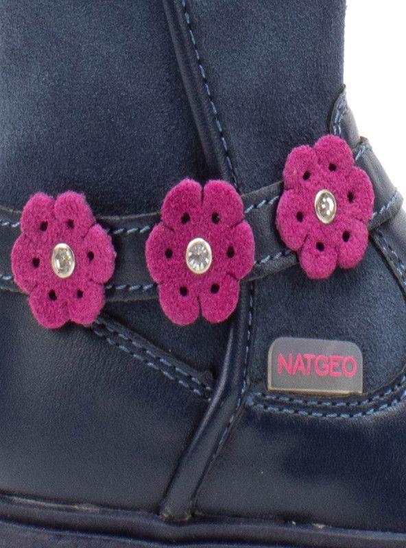 BOTIN NIÑA NATGEO HY590W-8-70 (20-27)  | Azul |-4