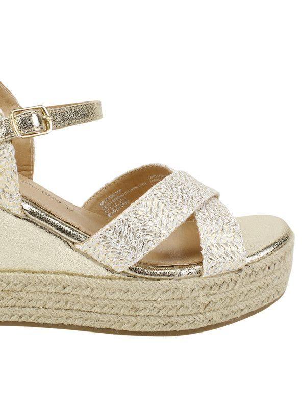Sandalia Agua de Coco Texturas Dorada-4