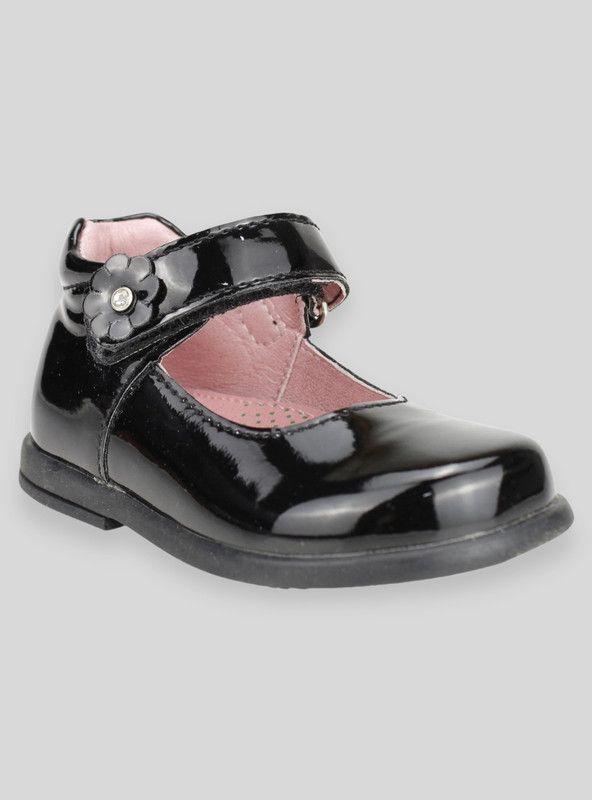 Zapato Nat Geo Kids Símil Charol Negro-1