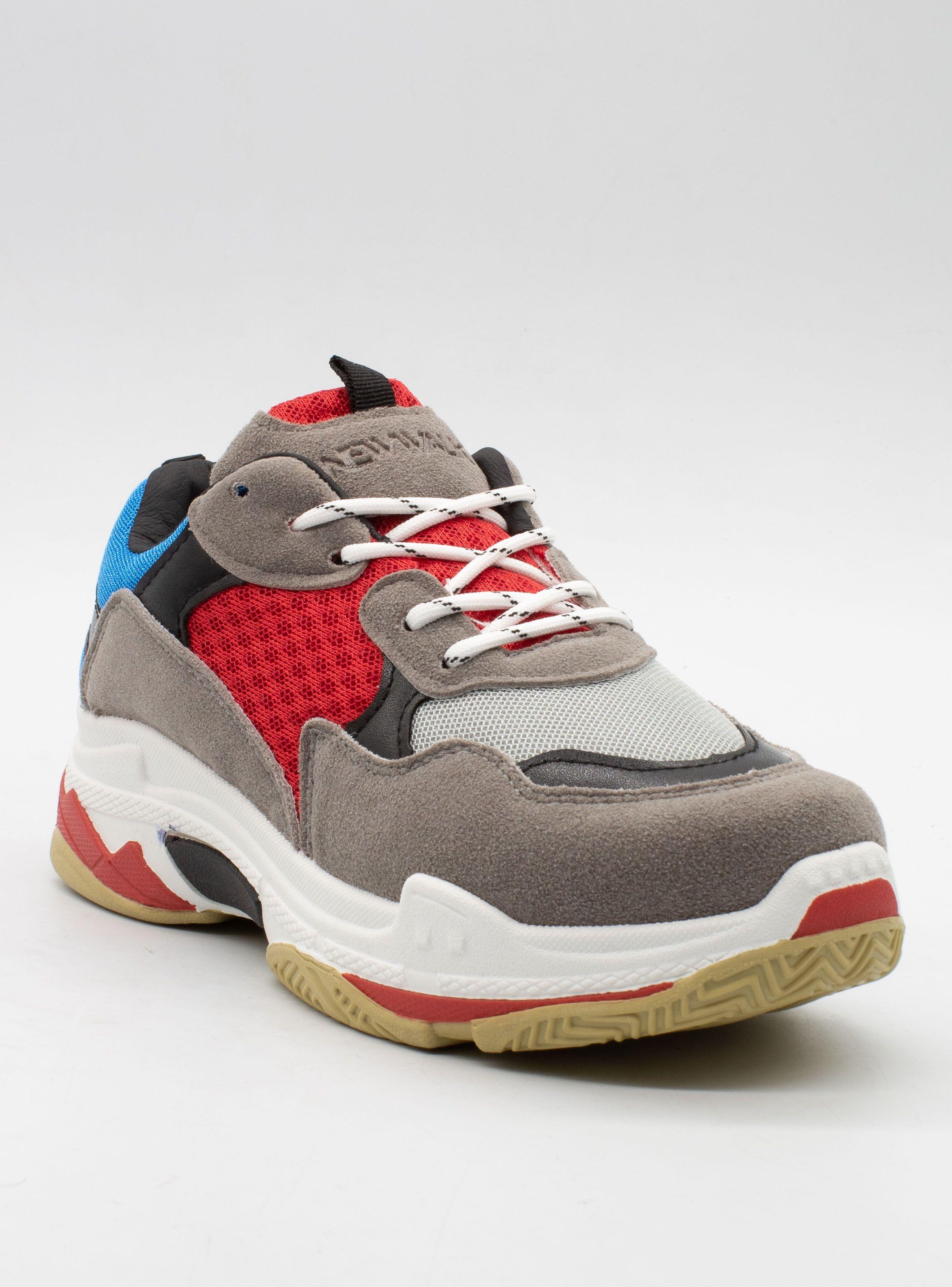 Zapatilla New Walk Multicolor Roja-0