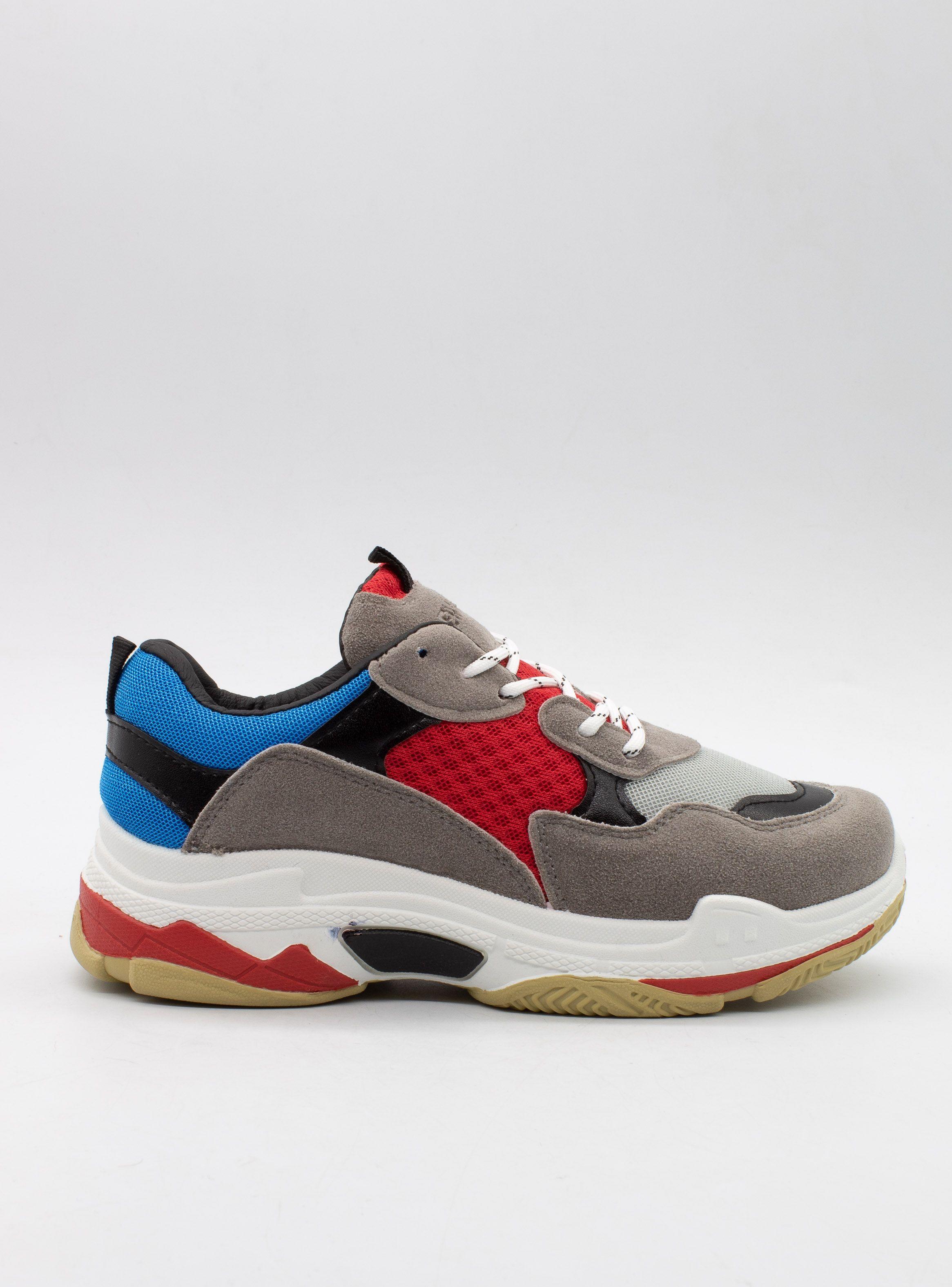 Zapatilla New Walk Multicolor Roja-1