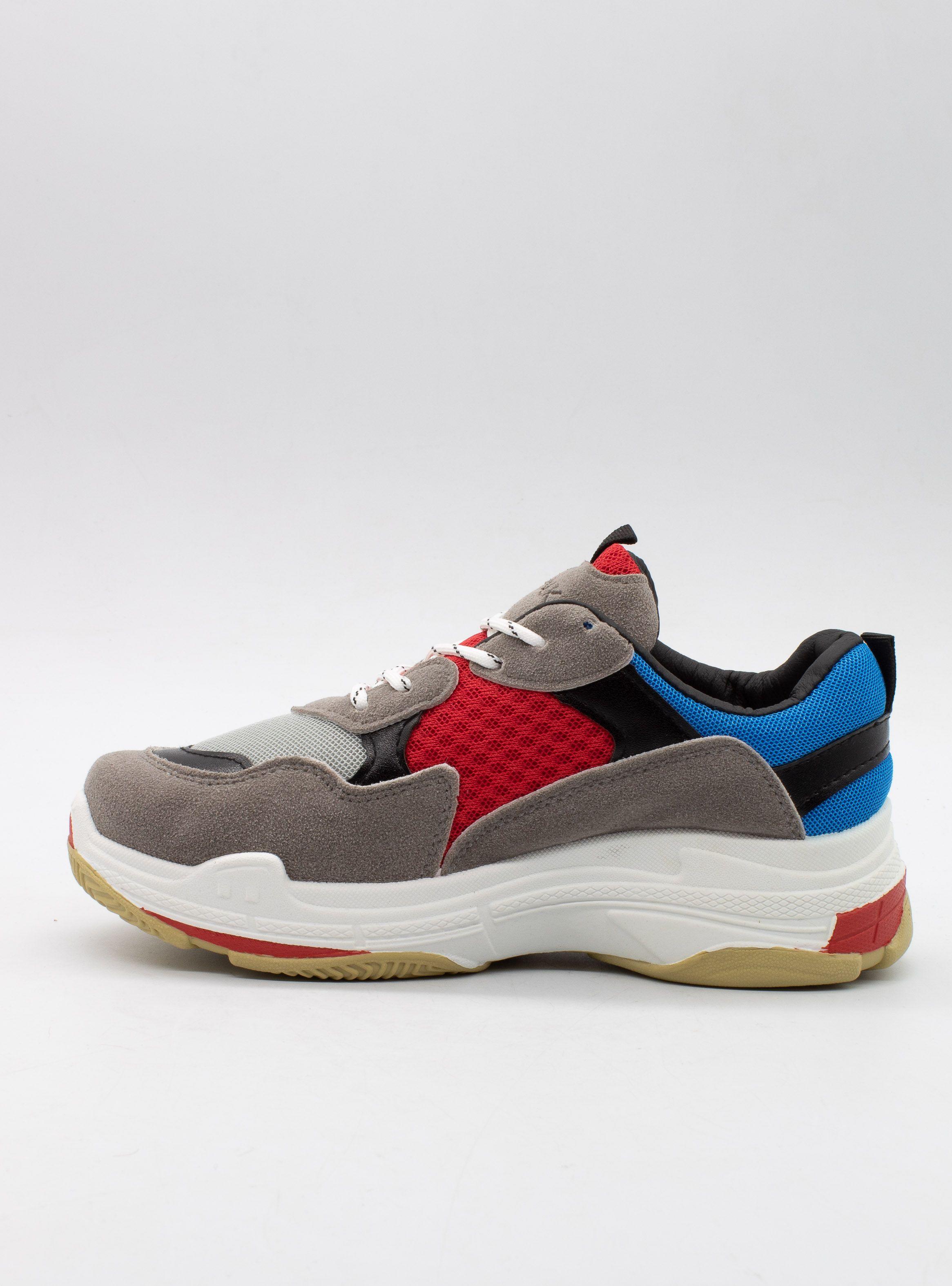 Zapatilla New Walk Multicolor Roja-2