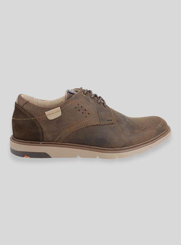 Zapato Exs Cuero Café-0