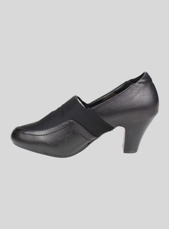 Zapato New Walk Elasticado Negro-2