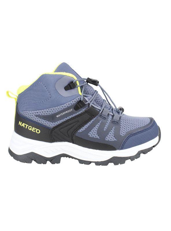 Botín Waterproof Lineas Gris-0