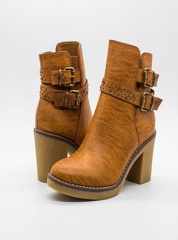 BOTIN MUJER MODA NEW WALK 23061-171-CA ( 35-40)  | Camel |-6