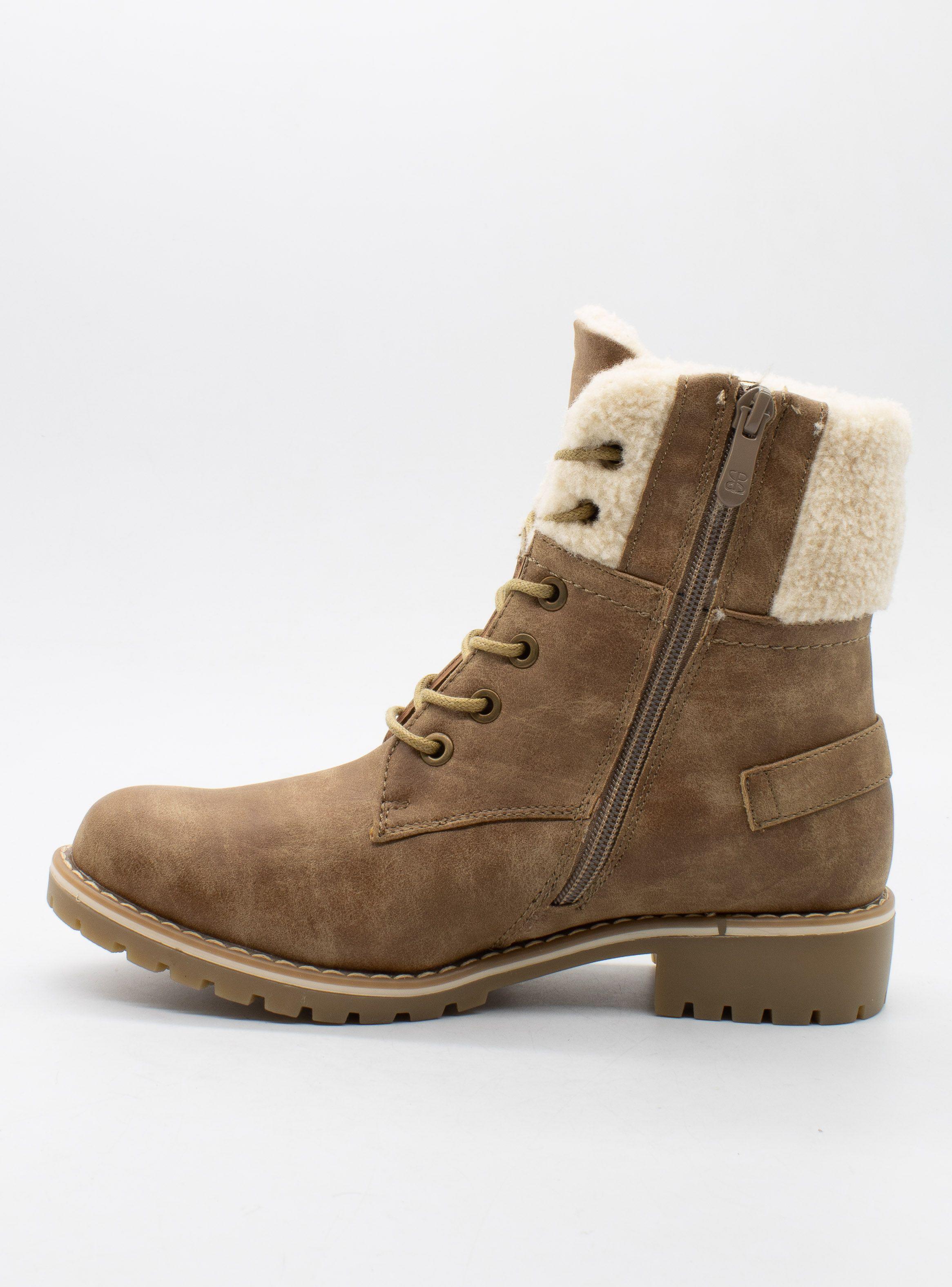 Botín New Walk Amelia Camel-2