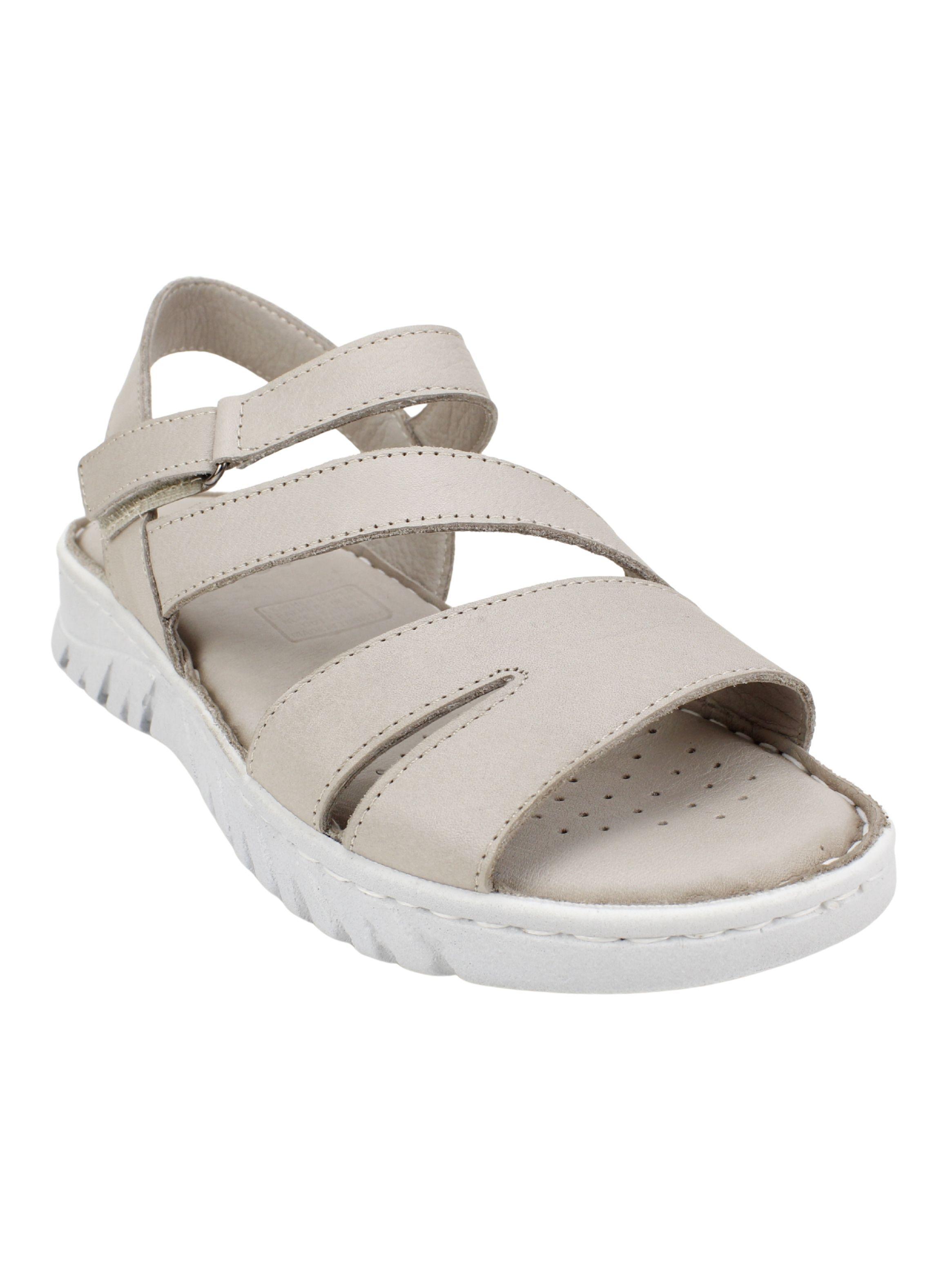 Sandalia Exs Confort Siena Cuero Gris-2