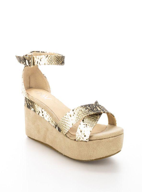 SANDALIA MUJER CASUAL NEW WALK DC092-KA | Caqui |-0