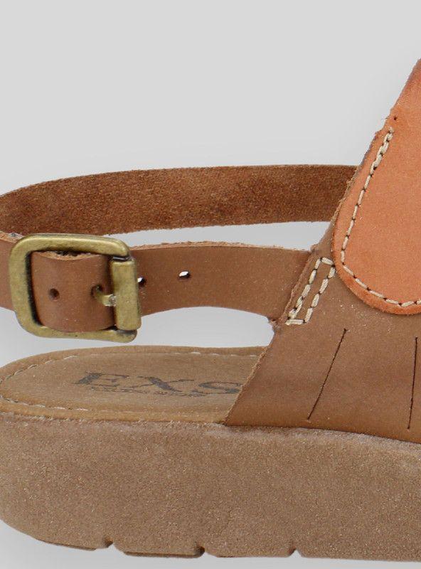 Sandalia Exs Multicolor Cuero Camel-3