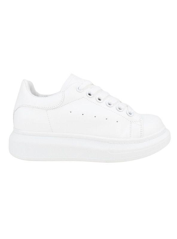 Zapatilla New Walk Plataforma Amy Blanca-0