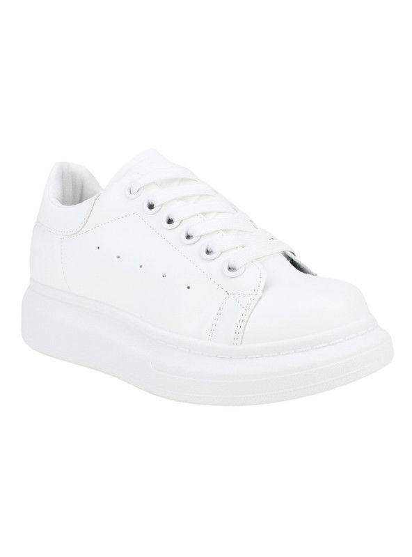 Zapatilla New Walk Plataforma Amy Blanca-1