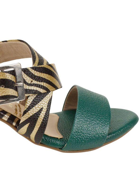 Sandalia Exs Lola Cuero Verde-4