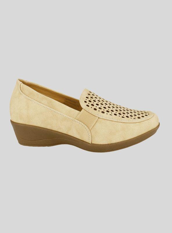 Zapato New Walk Troquel Beige-0