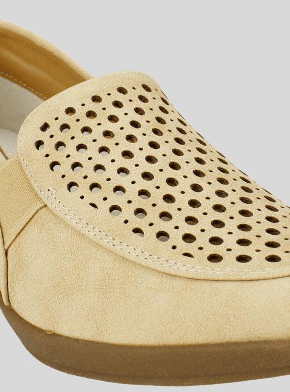 Zapato New Walk Troquel Beige-3